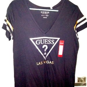 Guess Large black Las Vegas Tee